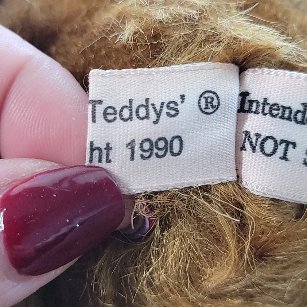 Vintage 1990 Tammies' Teddys' Primitive Mohair Teddy Bear Tammie Lawrence‎ 16